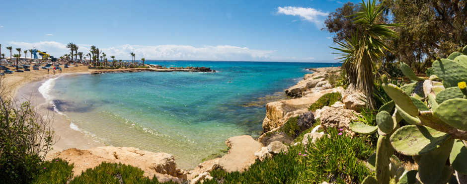 Kleine Bucht beim Nissi Beach