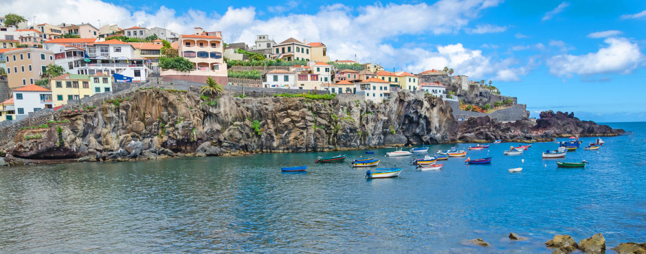 Blick auf die Bucht Camara de Lobos