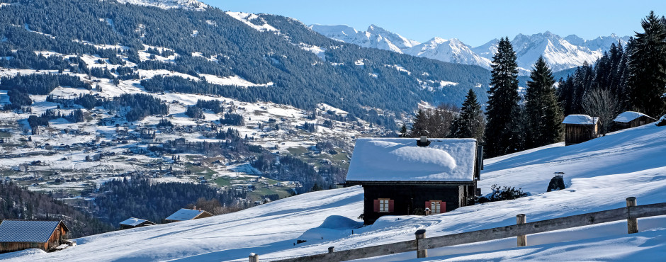 Blick auf Schruns