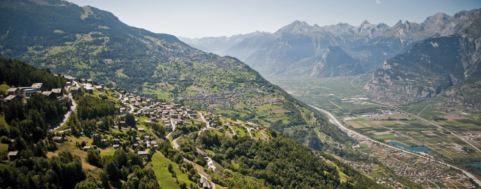 Blick über Veysonnaz im Sommer
© lafouinographe