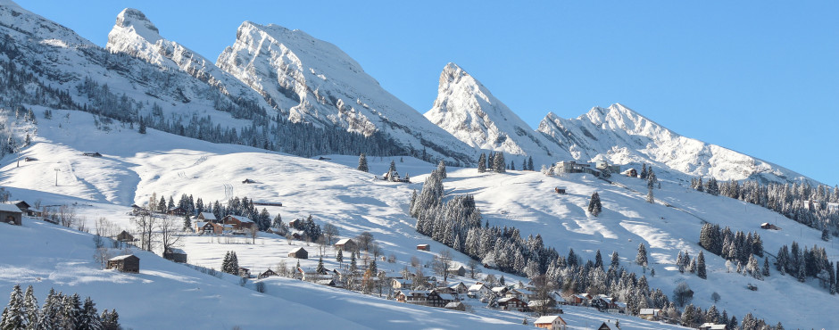 Blick auf die Churfirsten