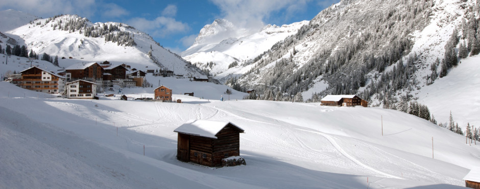 Blick auf das malerische Warth