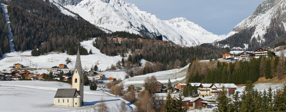 Blcik auf Kals im Winter