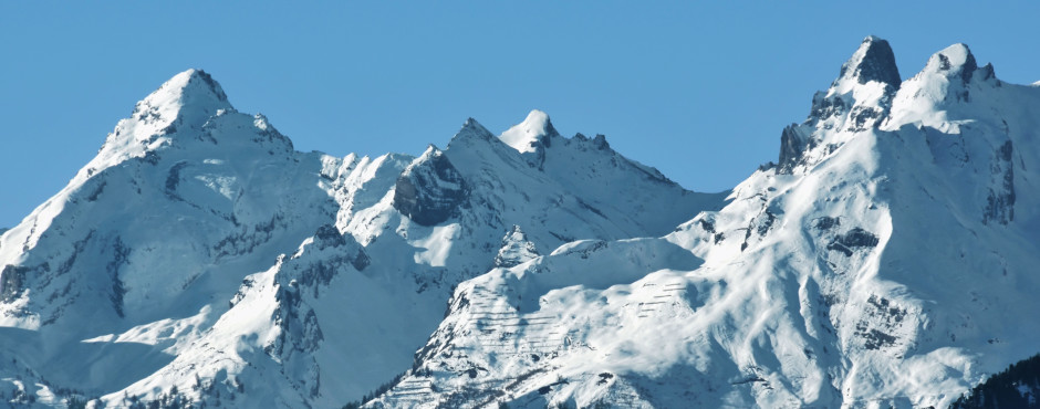 Die Berge Ovronnaz