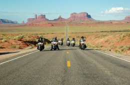 Route 66 mit dem Motorrad