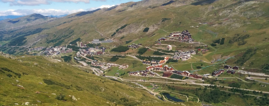 Vue sur Les Menuires