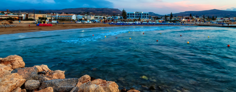 Badestrand in Gouves
