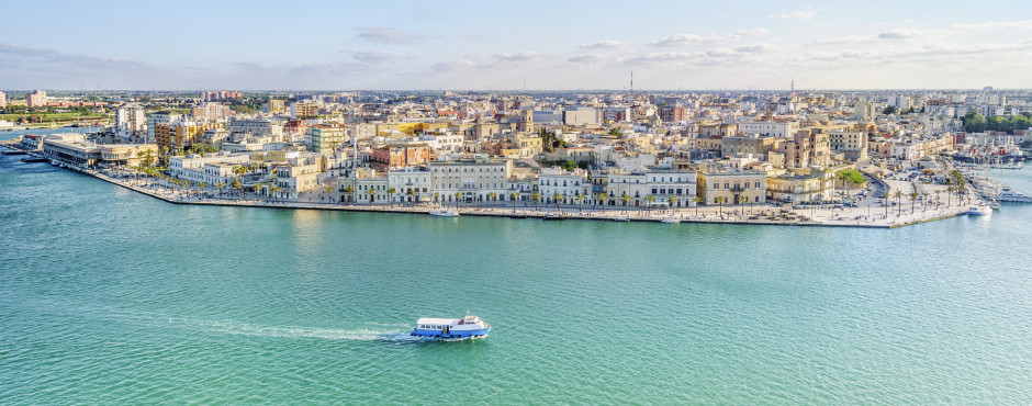 Panoramablick auf Brindisi