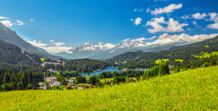 Sicht auf den Heidsee