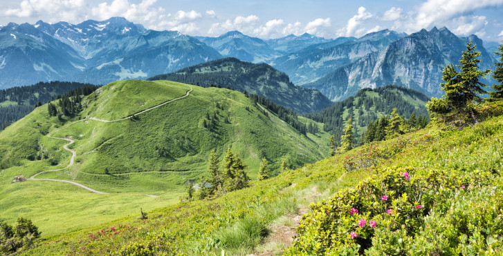 Faire de la randonnée à Bregenzerwald