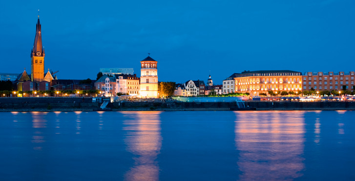 Dusseldorf de nuit