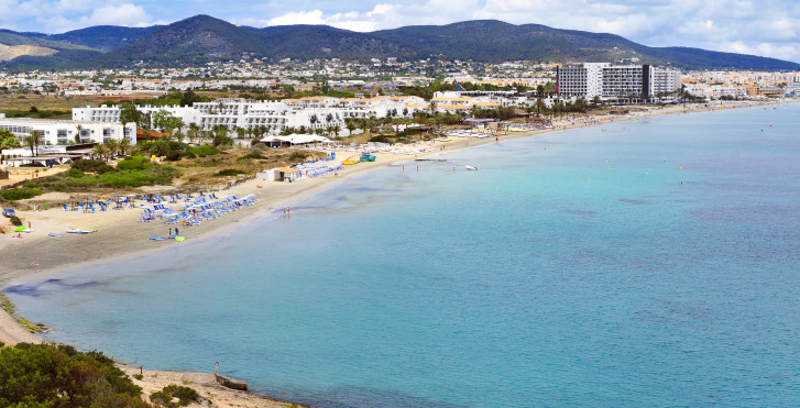 Blick auf Playa d'en Bossa