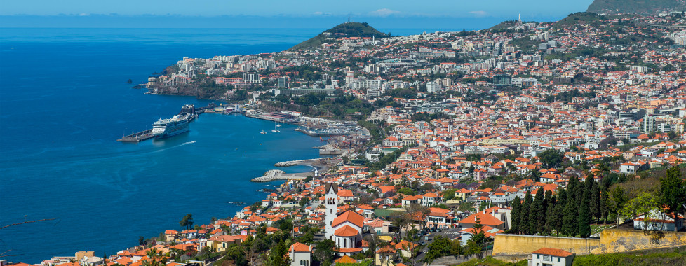 Vue panoramique sur Funchal