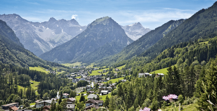 Blick auf Brand ©BRANDNERTAL TOURISMUS
