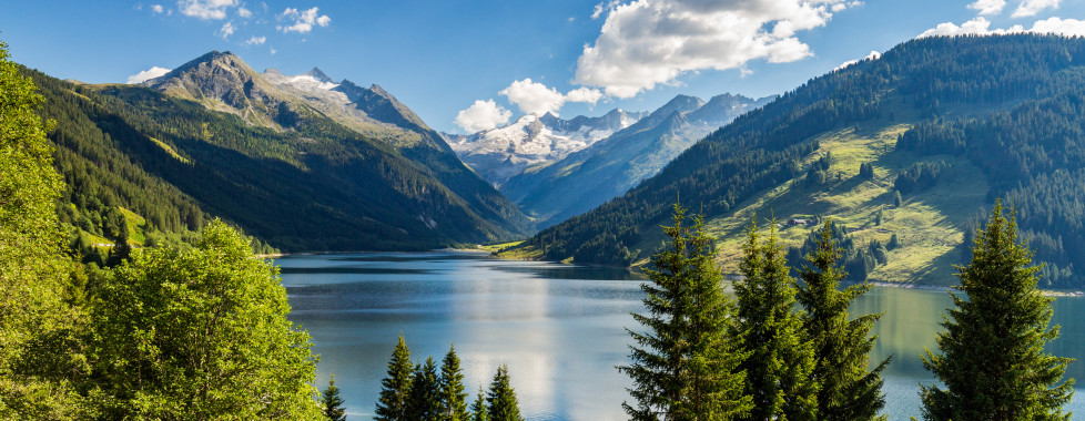 Lac de barrage Durlassboden à Zillertal