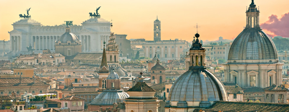 Blick auf Rom