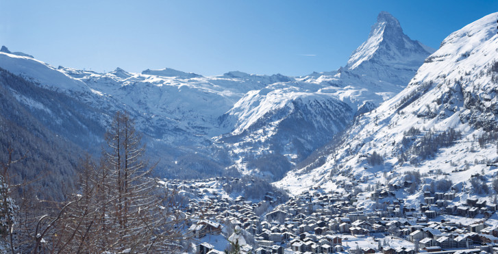 Sicht auf Zermatt