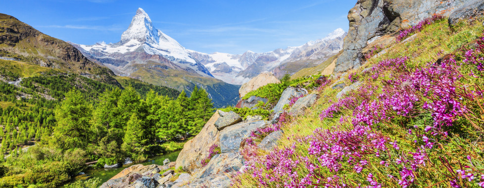 Blick aufs Matterhorn