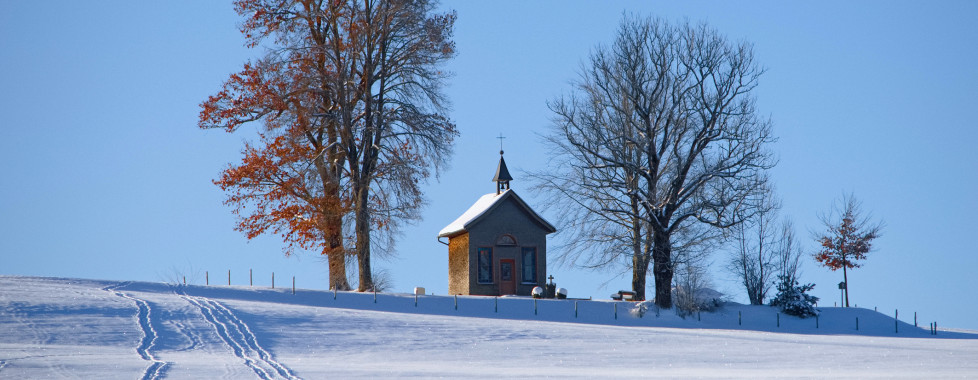 Paysage hivernale près d'Oberstaufen