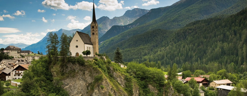 Scuol en été Scuol en été