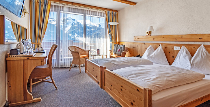 Doppelzimmer Tal - Sunstar Hotel Wengen - Skipauschale