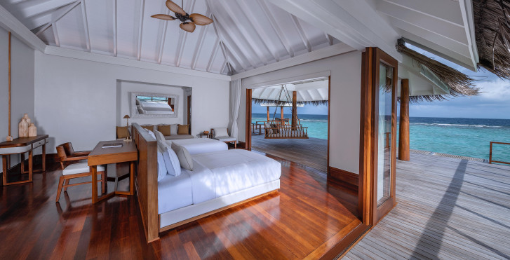 Sunset Over Water Pool Residence mit 2 Schlafzimmer - Anantara Kihavah Maldives Villas