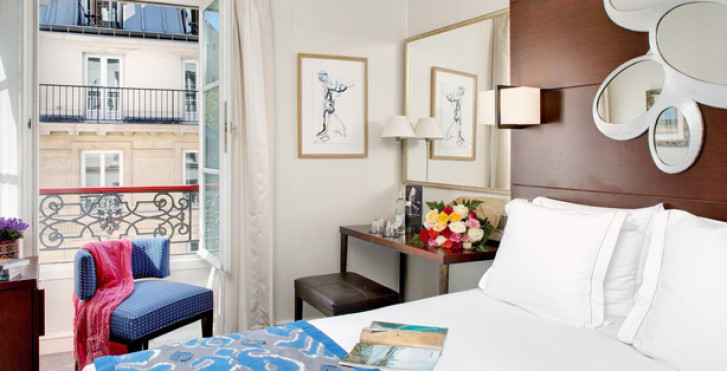 Chambre double Deluxe avec terrasse - Hôtel Le Sénat