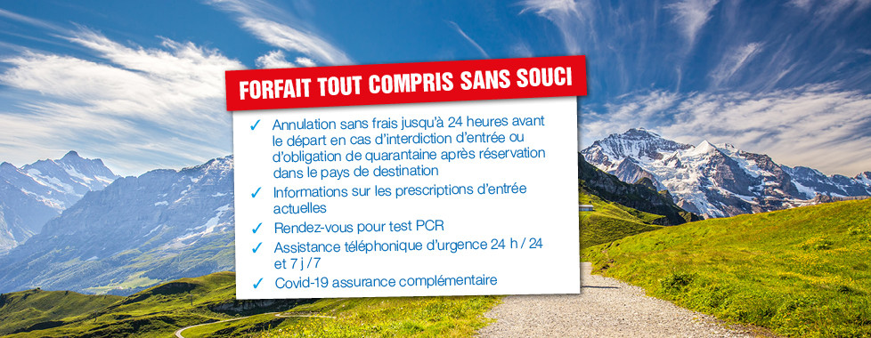 Vacances de randonnée en Suisse