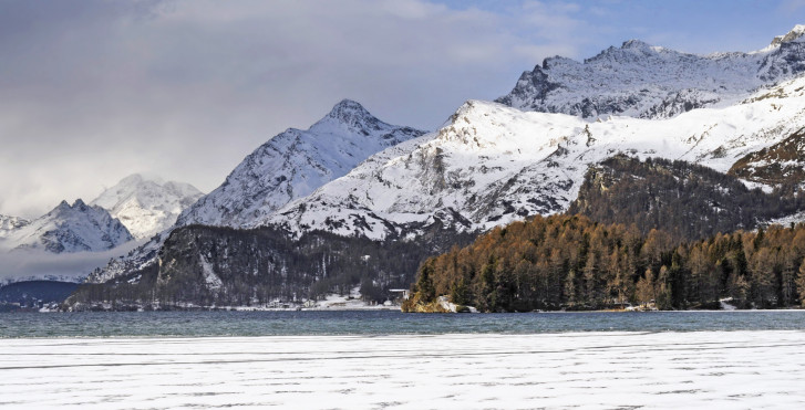 Lac de Sils en hiver