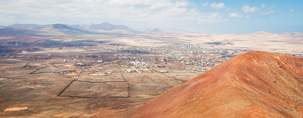 Vue du volcan Calderon Hondo vers Lajares