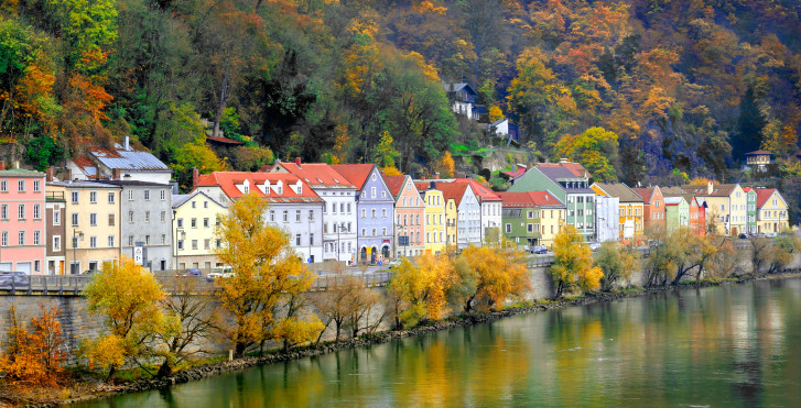 Flussufer, Passau