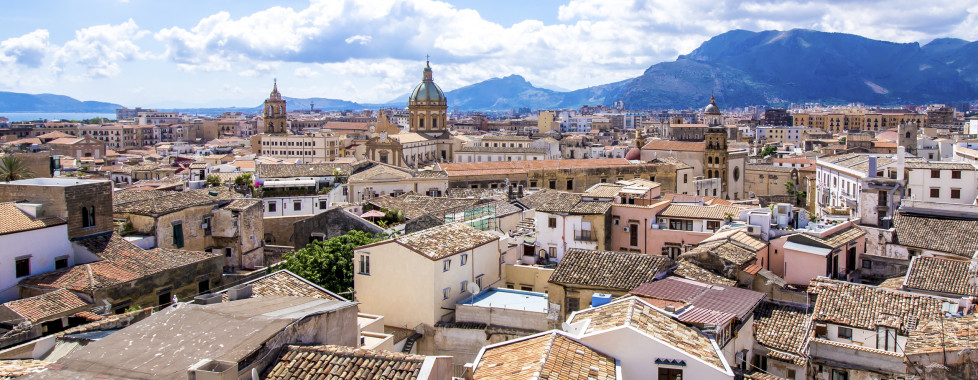 Vue sur les toits de Palerme