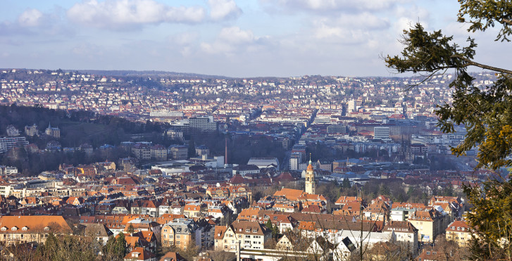 Stuttgart vue d'en haut