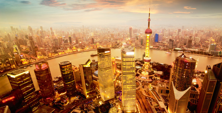 Shanghai vue d'en haut