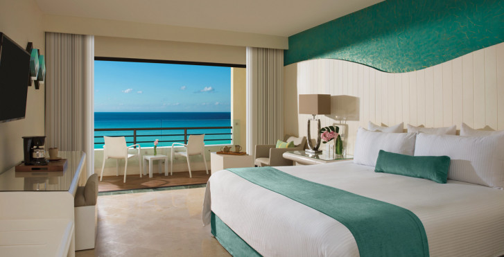 Chambres doubles Deluxe vue océan - Now Emerald Cancún