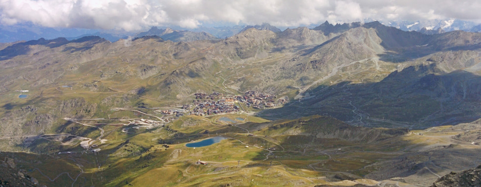 Vue panoramique du Cime Caron
