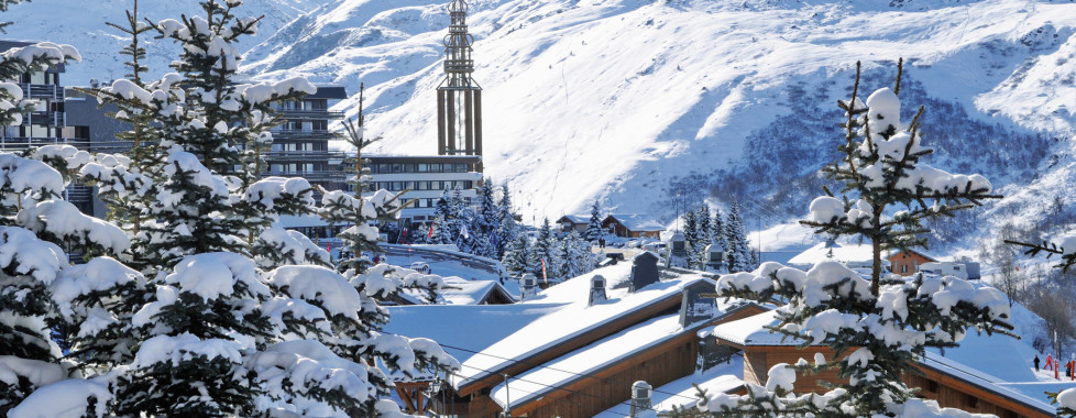 Les Menuires im Winter