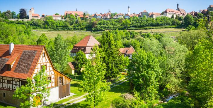 Fachwerkhäuser, Rothenburg ob der Tauber