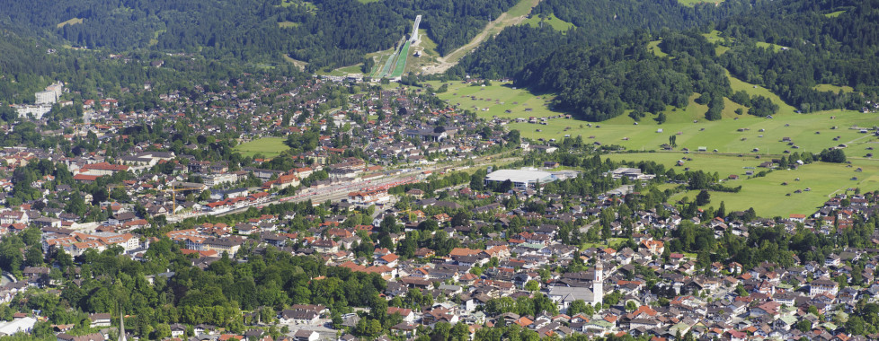 Vue sur Garmisch-Partenkirchen