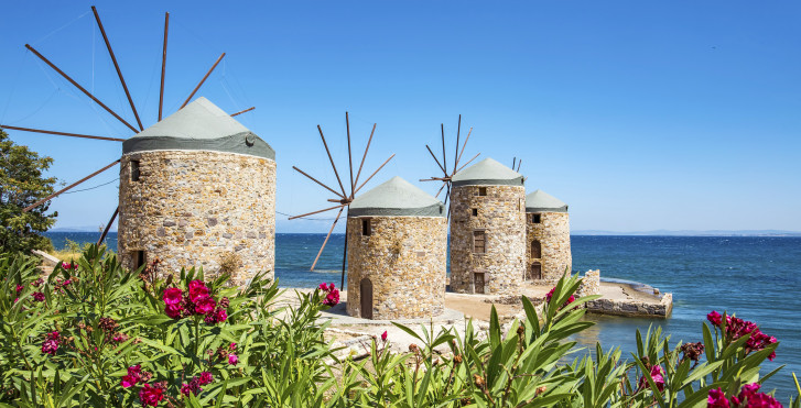 Windmühlen auf Chios