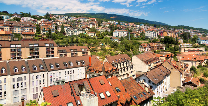Neuchâtel von oben