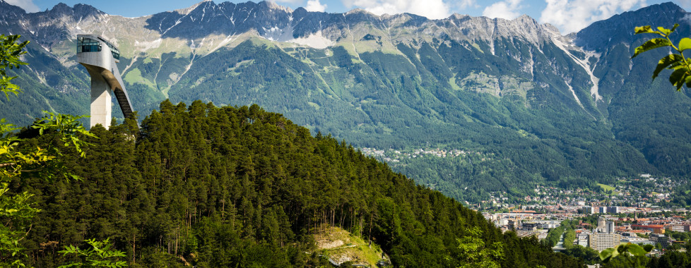 Tremplin de Bergisel avec une vue imprenable sur Innsbruck