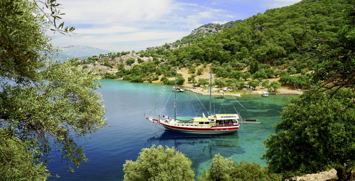 Blaue Reise, ab/bis Bodrum