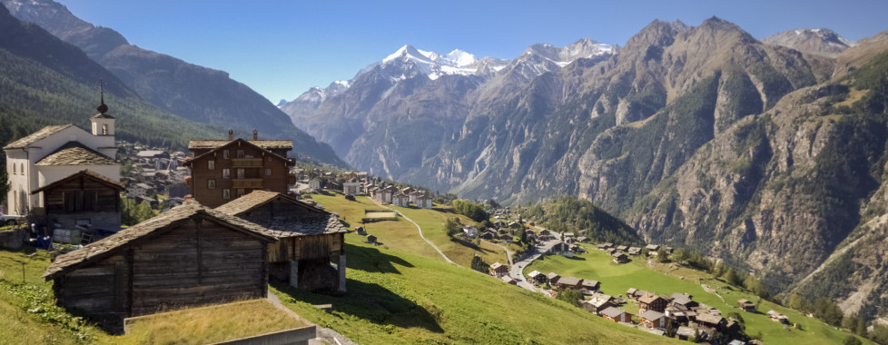 Vue du village Grächen