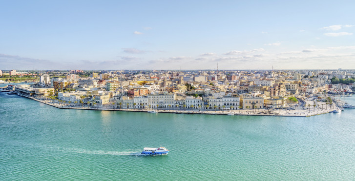 Panoramablick auf Brindisi