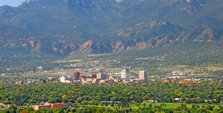 Luftaufnahme, Colorado Springs