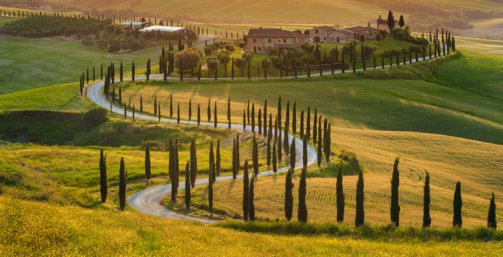Circuit en voiture de location – La Toscane authentique