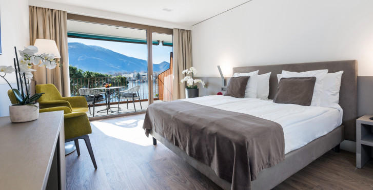 Doppelzimmer - Hotel & Lounge Lago Maggiore