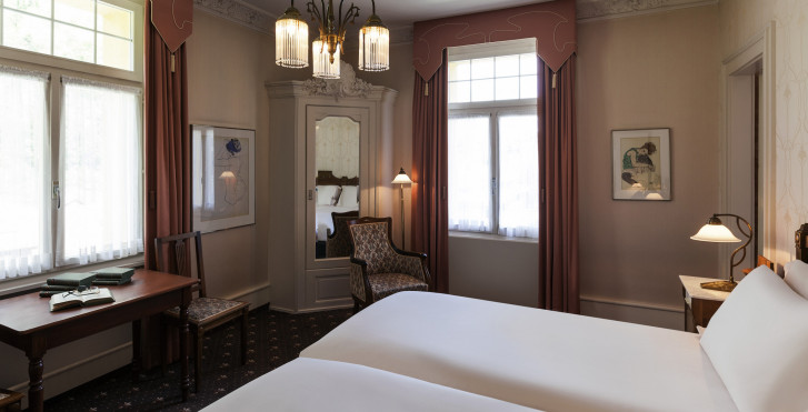 Doppelzimmer / © Abaca Press/Barbara Zonzin - Hotel Royal St Georges Interlaken - MGallery