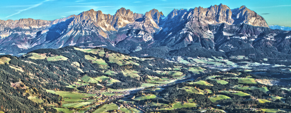 Aussicht über das Brixental
